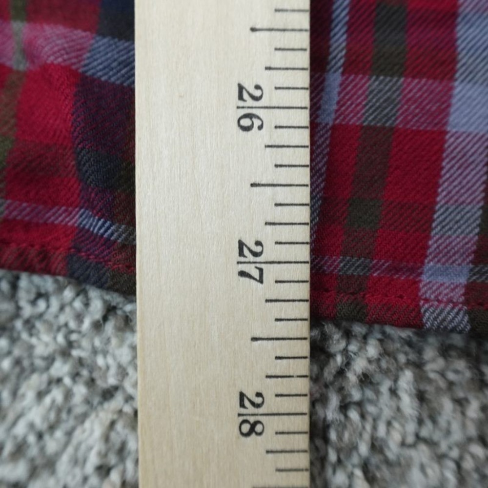 Ralph Lauren Shirt Womens S Red Plaid Flannel Button Down Long Sleeve Outdoor - Picture 8 of 13